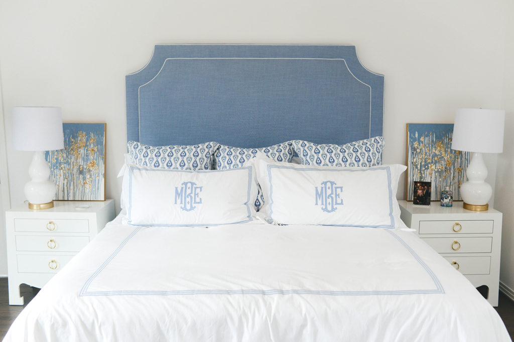 house update my matouk bedding! The Style Scribe