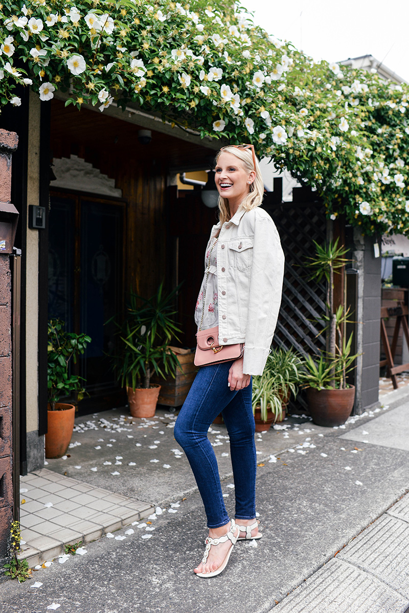 Rebecca Taylor Floral Smocked Cami | Kamakur Day Trip from Tokyo