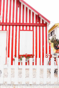 Costa Nova, Portugal | Striped Houses