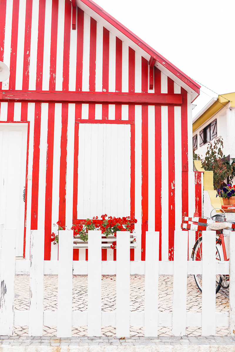 Costa Nova, Portugal | Striped Houses