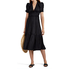 ulla johnson black dress