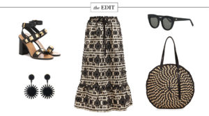 THE EDIT | OSMAN JULIE RUFFLE MIDI DRESS