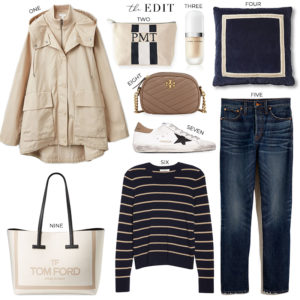 THE EDIT // COS LAYERED COTTON PARKA IN OATMEAL
