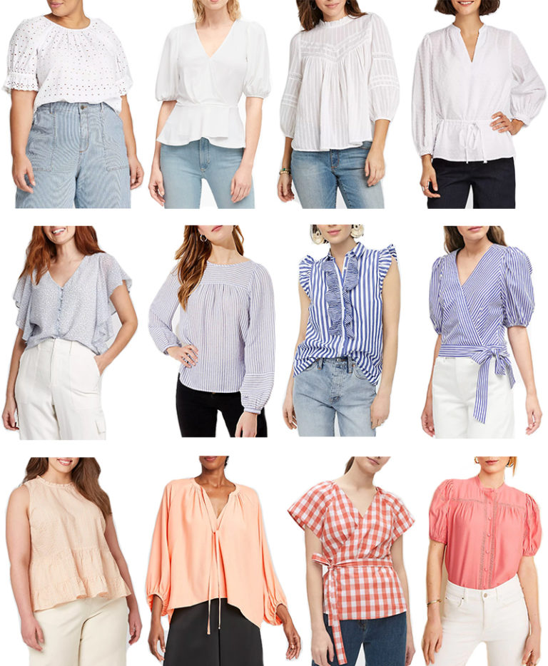 PRETTY SPRING TOPS FOR WORK ZOOM VIDEO CALLS The Style Scribe