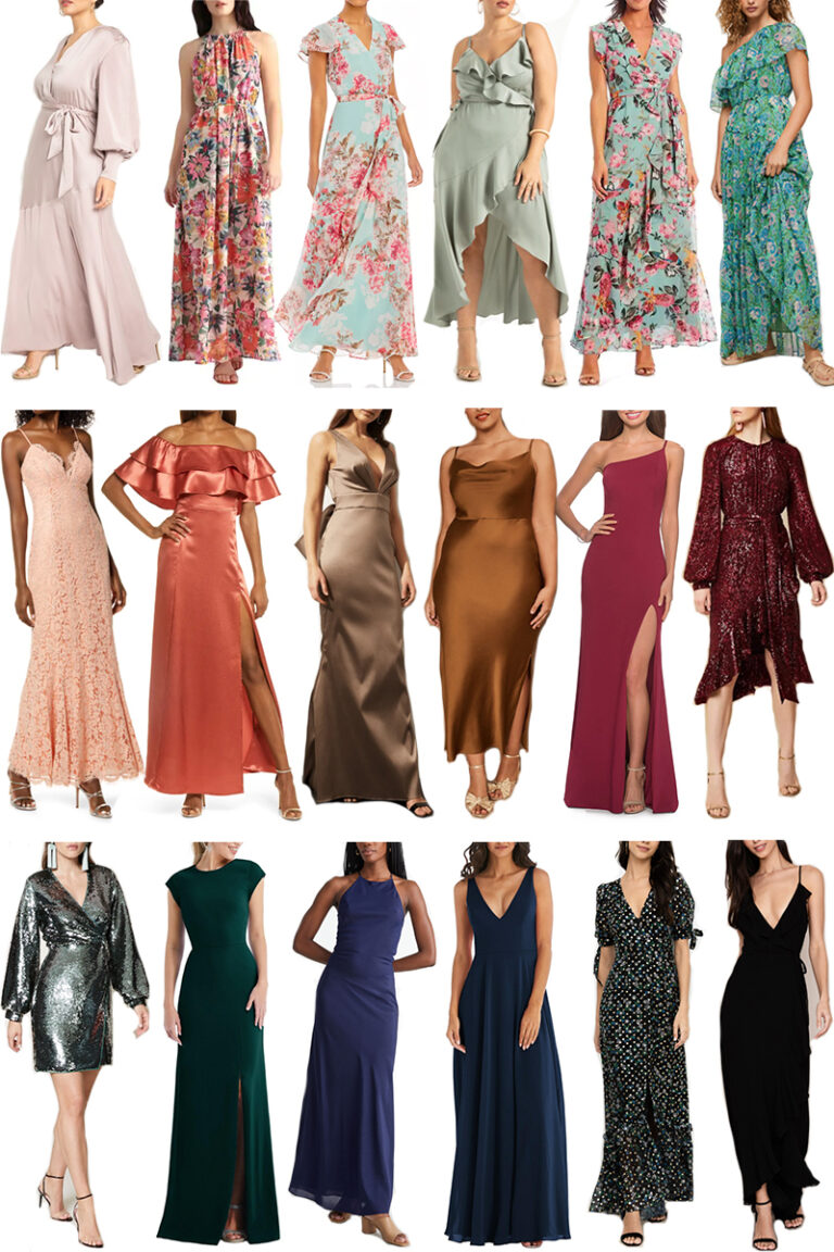 A FRESH WEDDING GUEST DRESS ROUNDUP FOR LATE SUMMER/EARLY