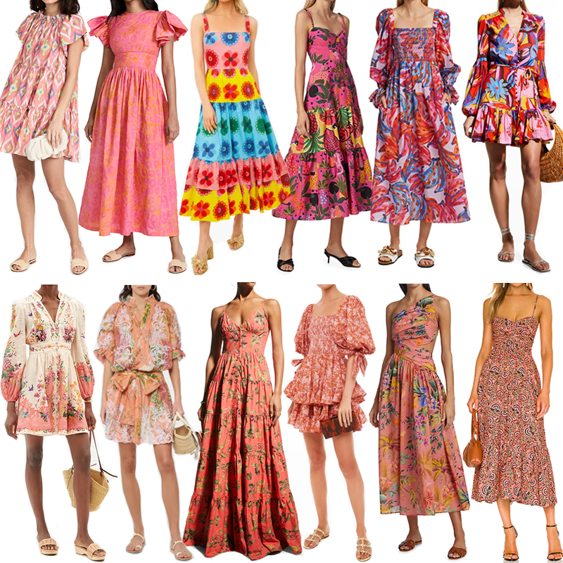 RESORT PICKS // COLORFUL DRESSES