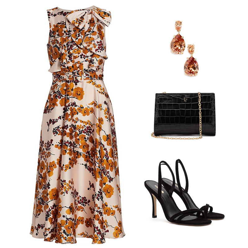 FALL OUTFIT INSPIRATION // COCKTAIL WEDDING GUEST LOOK