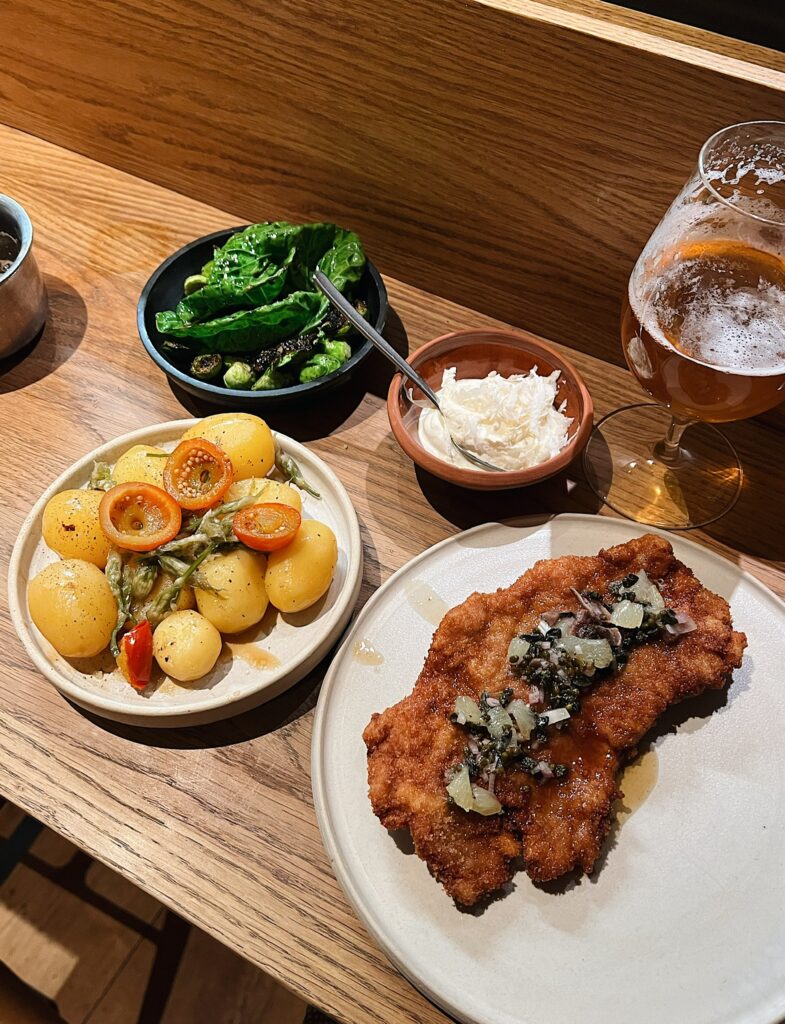 Wiener Schnitzel at Restaurant Barr
