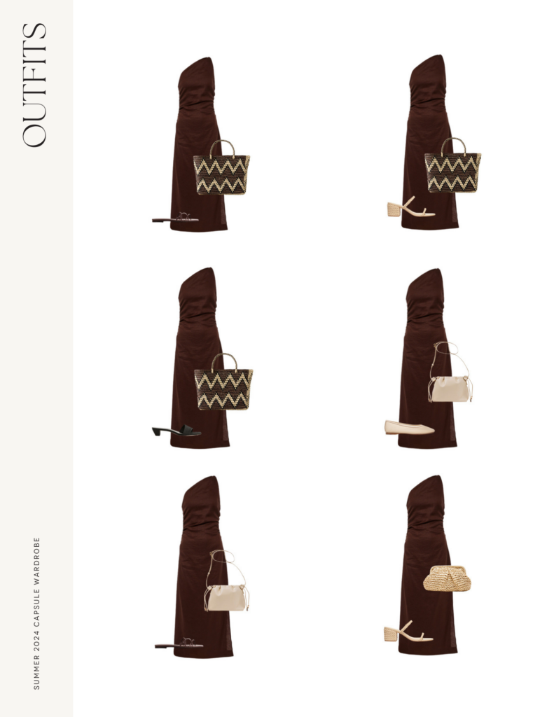 THE BEST SUMMER CAPSULE WARDROBE FOR 2024 WITH ONE DRESS STYLED FOR DIFFERENT OCCASIONS BY MERRITT BECK