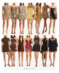 FALL MINIDRESSES FOR NIGHTS OUT