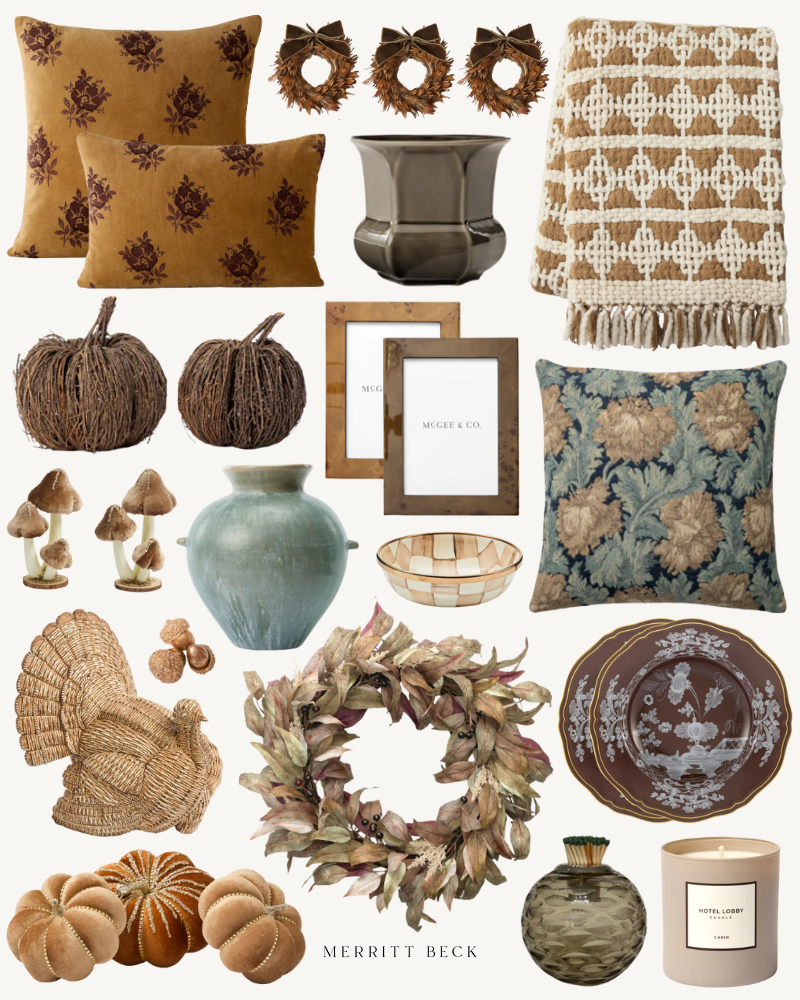Fresh fall decor for 2025 // curated by Merritt Beck