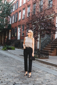 ELYSE WALKER DUFFY SWEATER TANK IN OYSTER ON MERRITT BECK