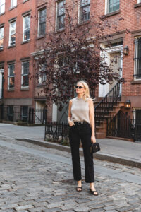 ELYSE WALKER DUFFY SWEATER TANK IN OYSTER ON MERRITT BECK