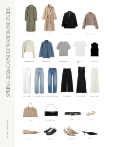 THE SPRING 2026 CAPSULE WARDROBE BY MERRITT BECK