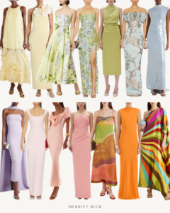2026 SPRING AND SUMMER WEDDING GUEST DRESSES UNDER $500 // BY MERRITT BECK