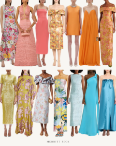2026 SPRING AND SUMMER WEDDING GUEST DRESSES UNDER $500 // BY MERRITT BECK